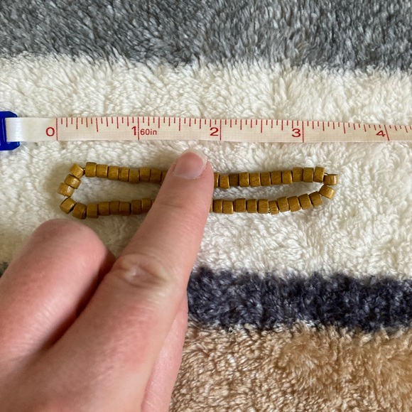 Natural Tones Wood Beaded Bracelet Trio - Picture 7 of 9